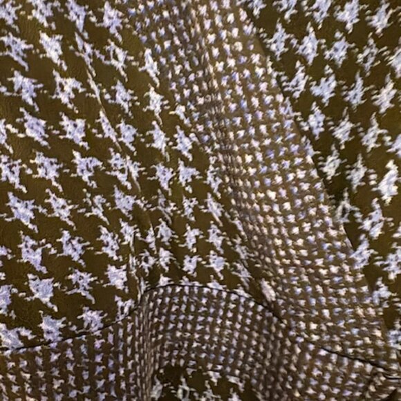 Michael Kors Blue Wrap Top, Sz L NWOT - Picture 3 of 5